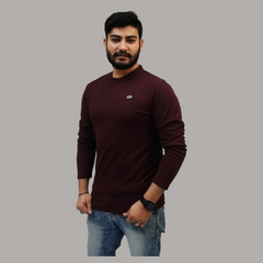 Maroon T-Shirt Full Sleeves